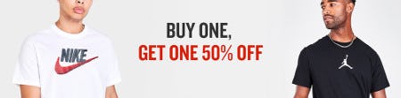 Buy One, Get One 50% Off Tees from Finish Line
