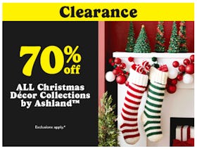 70% Off All Christmas Décor Collections by Ashland