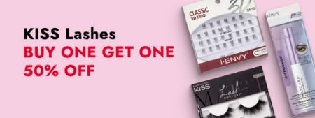 Kiss Lashes Buy One, Get One 50% Off from Sally Beauty Supply