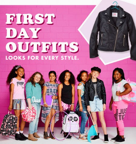 First Day Outfits from Justice