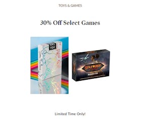 30% Off Select Games