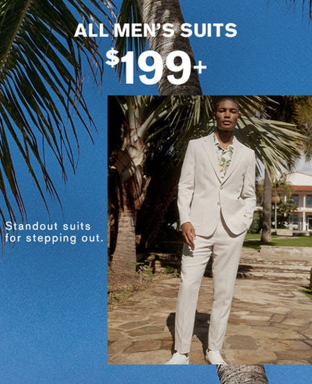 Men's Suits From $199