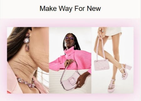 Make Way For New from ALDO