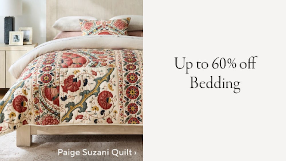 Up to 60% Off Bedding