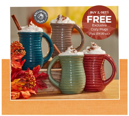 Buy 2, Get 1 Free Exclusive Cozy Mugs from The Paper Store