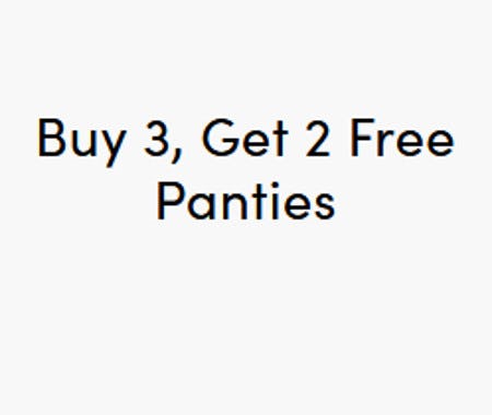 Buy 3, Get 2 Free Panties from Torrid