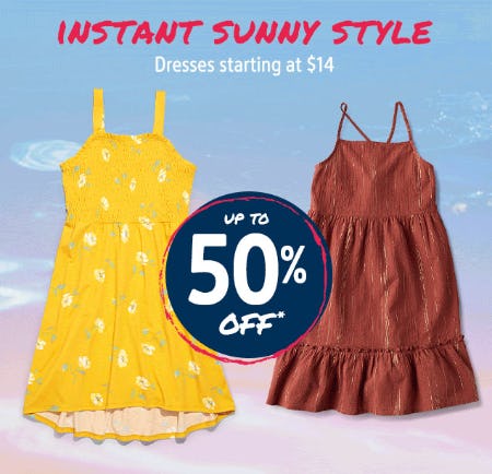 Dresses Up to 50% Off