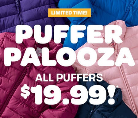 All Puffers $19.99