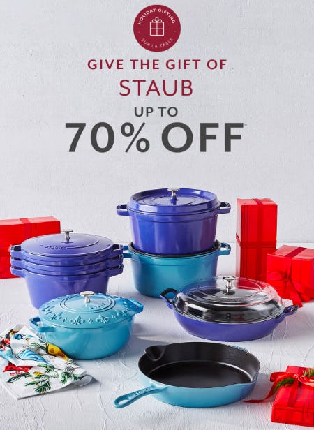 Staub Up to 70% Off from Sur La Table
