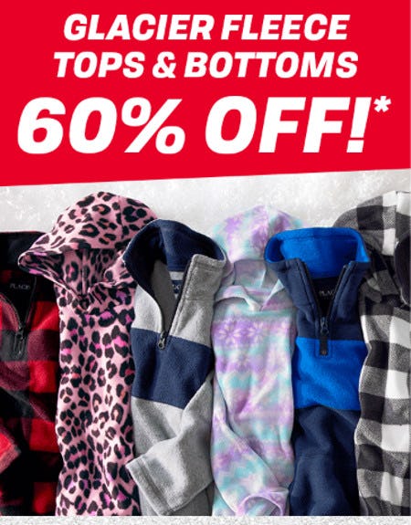 60% Off Glacier Fleece Tops and Bottoms from The Children's Place Gymboree