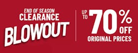 End of Season Clearance Blowout