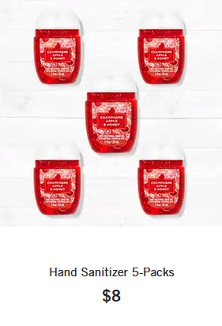 $8 Hand Sanitizer 5-Packs