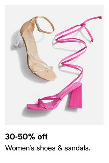 30-50% Off Women's Shoes and Sandals from Macy's Men's & Home & Childrens