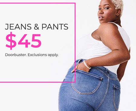 $45 Jeans and Pants from Lane Bryant