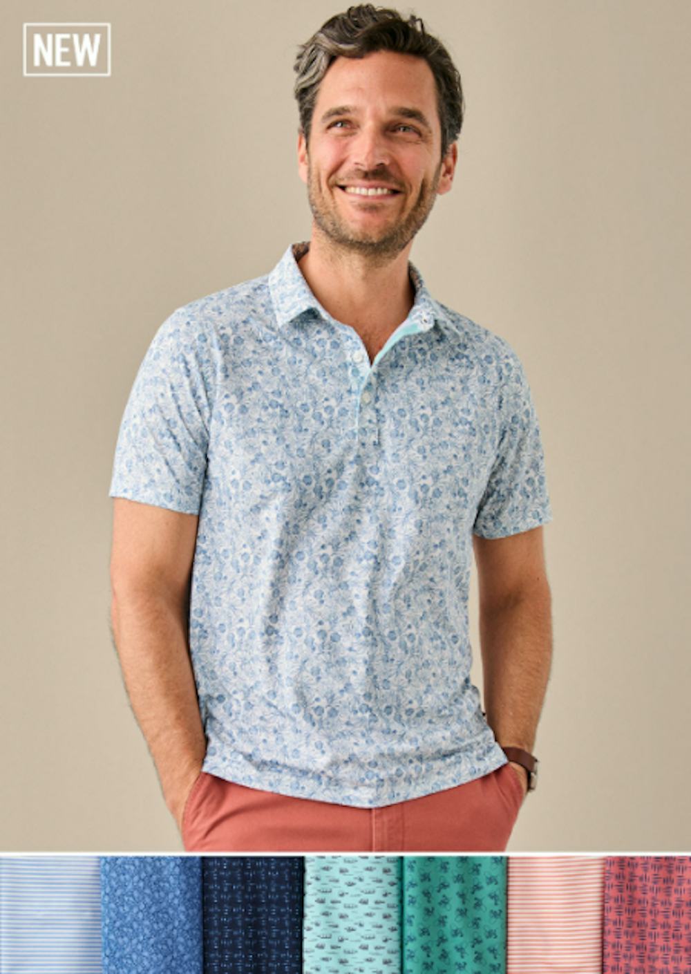 Comfort Stretch Performance Party Polo