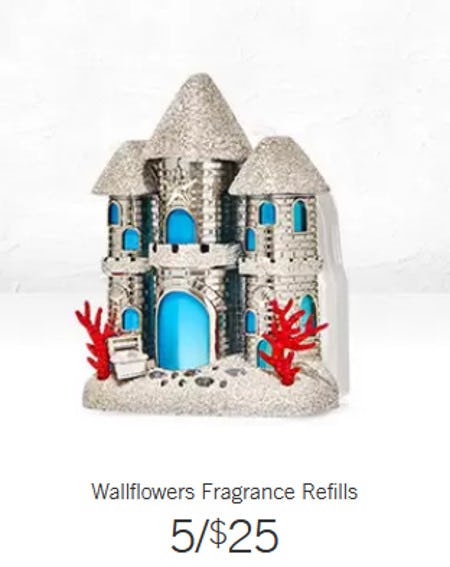 Wallflowers Fragrance Refills 5 for $25 from Bath & Body Works