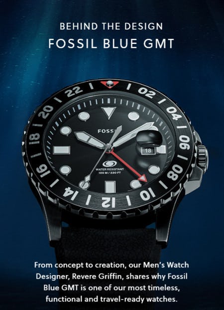 Meet Fossil Blue GMT from Fossil