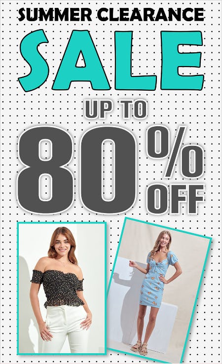 Summer Clearance Sale Up to 80% Off from Papaya