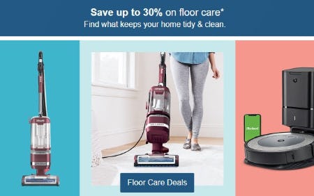 Save Up to 30% on Floor Care