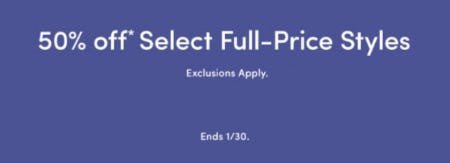 50% Off Select Full-Price Styles from Ann Taylor