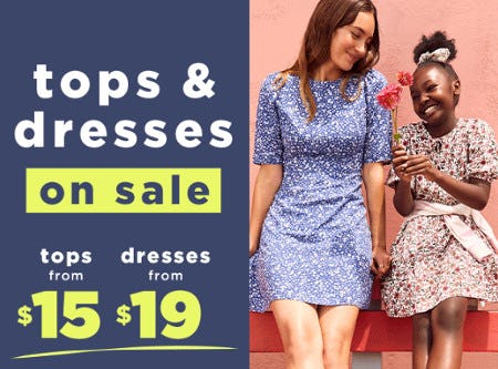 Tops and Dresses on Sale