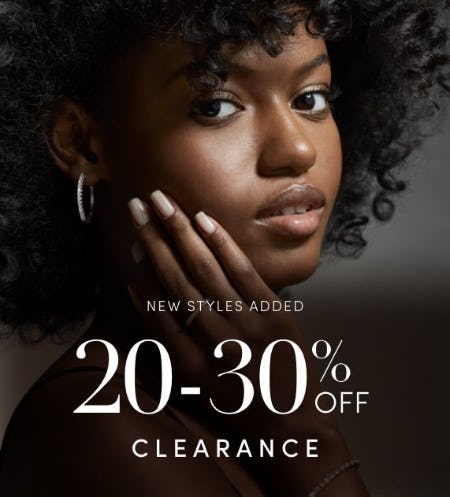 20-30% Off Clearance from Jared Galleria of Jewelry
