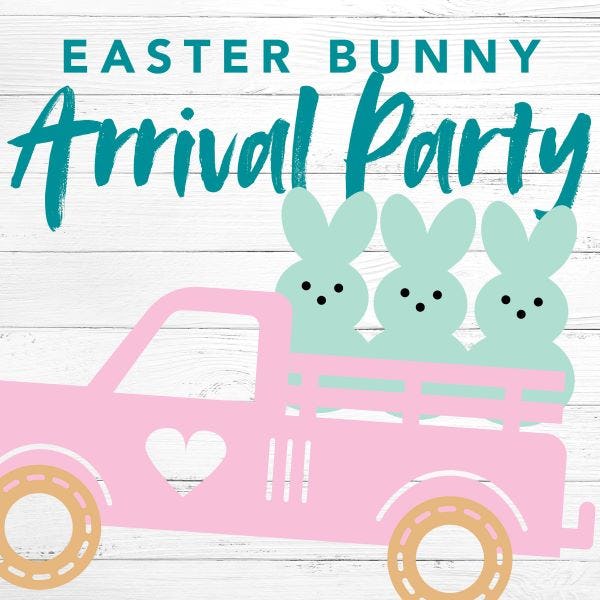 Chill with yur Peeps to welcome the Easter Bunny March 23 from 10:30am - 1pm.  Enjoy face painting, balloon sculpting, caricature art, music and trivia, arts and crafts, sweets and more!  