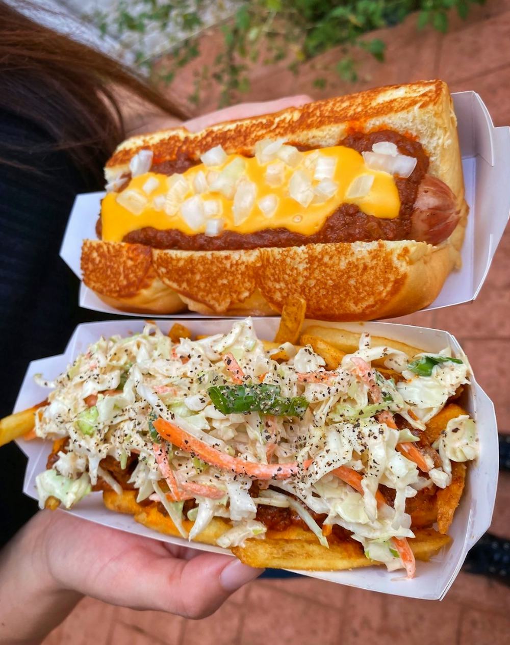 loaded hot dogs