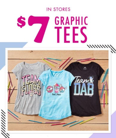 $7 Graphic Tees