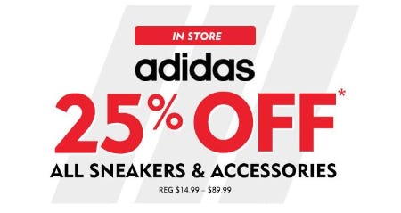 adidas 25 off