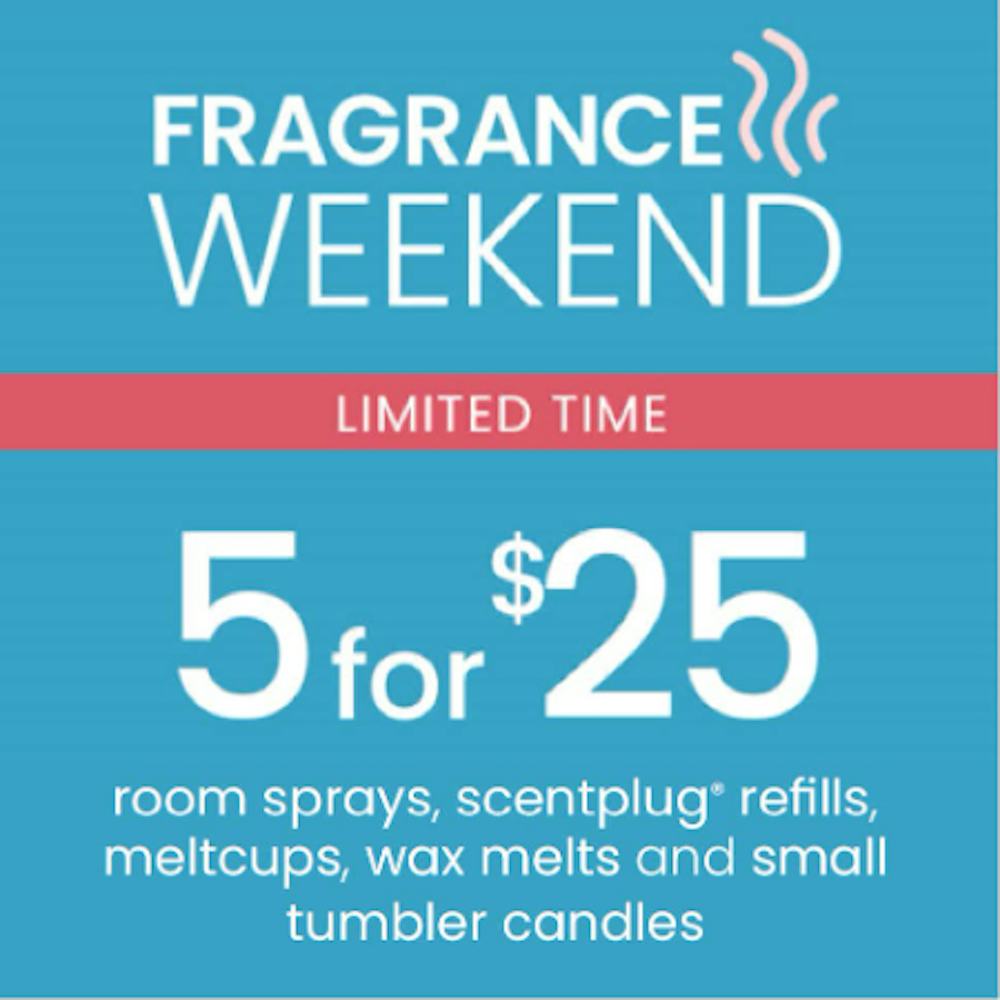 5 for $25 Select Candle and Home Fragrance Styles