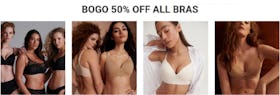 BOGO 50% Off All Bras