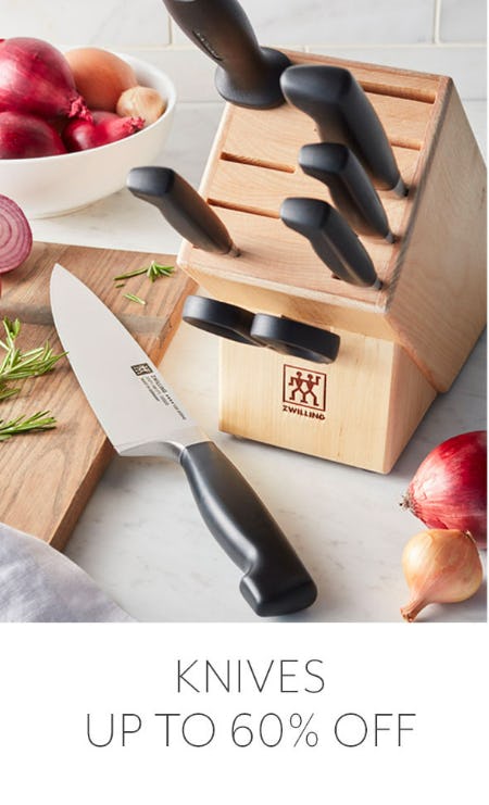 Knives Up to 60% Off from Sur La Table