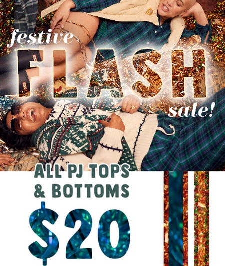 $20 All PJ Tops and Bottoms