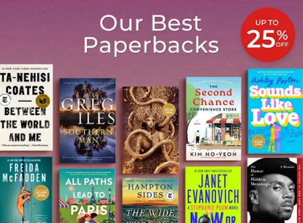 Our Best Paperbacks Up to 25% off