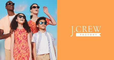 50-70% Off Storewide at J.Crew Factory! from J.Crew Factory