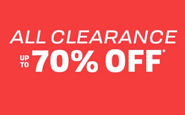 All Clearance Up to 70% off