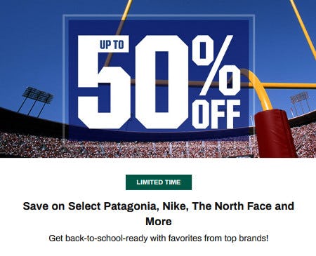 Up to 50% Off Select NFL Apparel and Gear at Dick's Sporting Goods