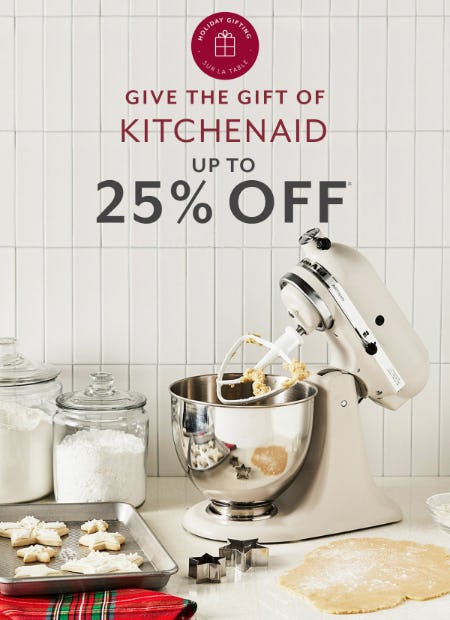 sur la table kitchenaid