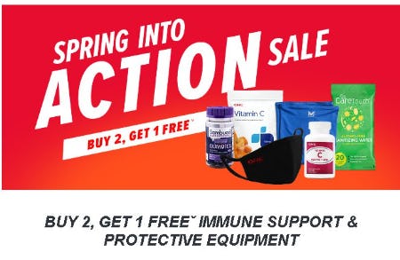 Buy 2 Get 1 Free Immune Support & Protective Equipment from GNC