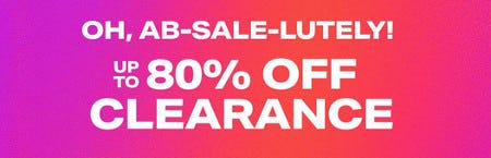 Up to 80% Off Clearance from Aéropostale