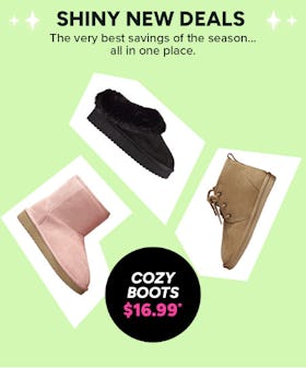 Cozy Boots $16.99