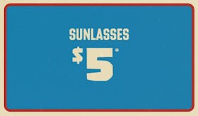 Sunglasses $5