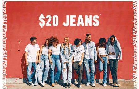$20 Jeans from Hollister Co.