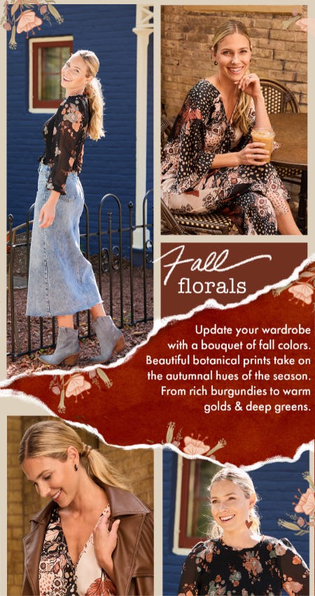 Fall In Love with Floral Prints