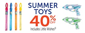 40% Off Summer Toys