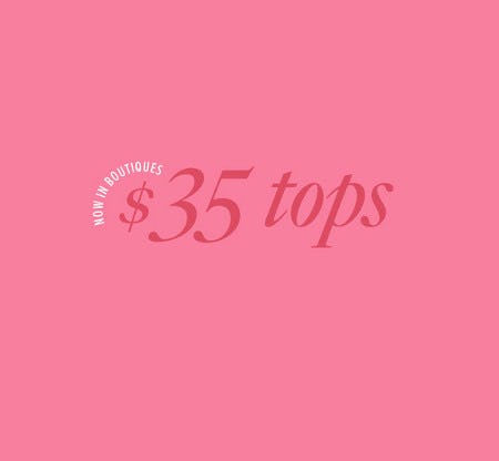 $35 Tops from francesca's