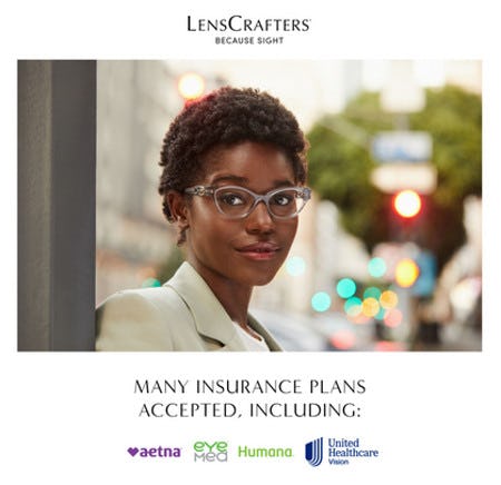 Many Insurance Plans Accepted from LensCrafters