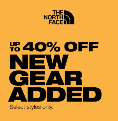 Up to 40% Off New Gear Added