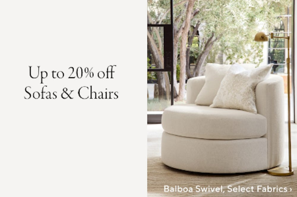 Up to 20% Off Sofas & Chairs